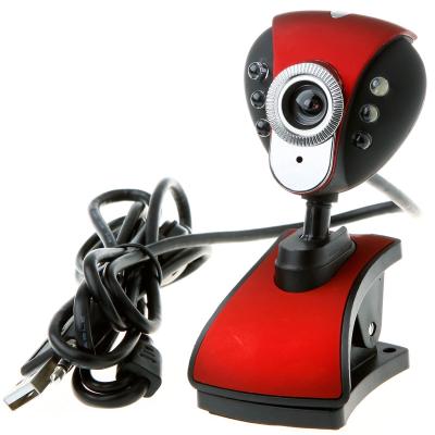 China USB 2.0 50.0M 6 LED PC Camera HD Webcam Camera Webcam with MIC for Computer Accessories PC Laptop Free Drop Shipping C1442 Wholesale for sale