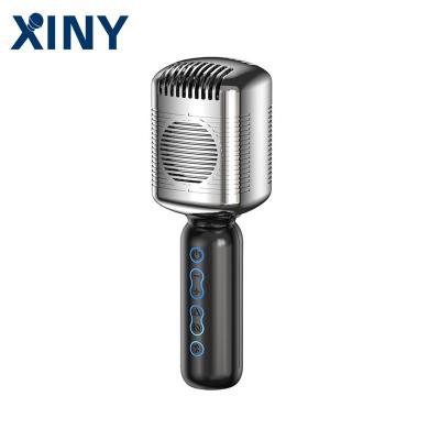 China Xiny Km600 Portable Retro Microphone Vintage Karaoke Wireless Microphone For Kids Gifts for sale