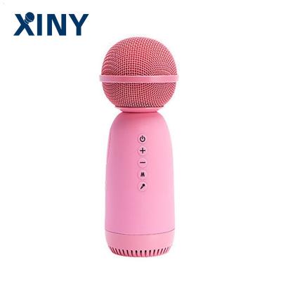 China Xiny Hot Selling MC001 Ktv Karaoke Portable Wireless Handheld Microphone Mic Speaker For Phone Music for sale