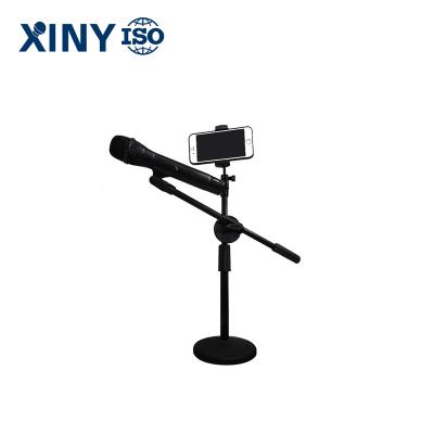 China Popular Professional Live Show Home Use Recording Table Microphone Stand for sale