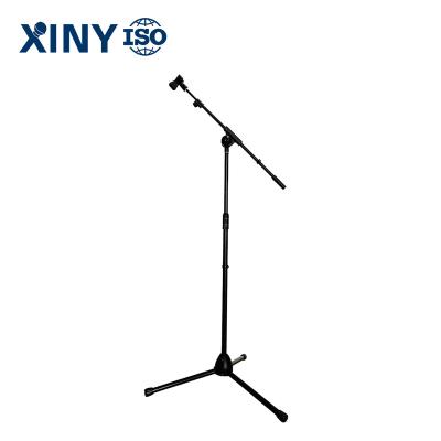 China Popular Mike Stand Iron Microphone Stand With Prop Height Adjustable Microphone Stand Removable Stand Made In China for sale