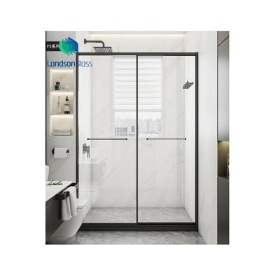 China Modern CE certified largest glass factories in china sliding glass shower door tempered glass in bathroom for sale