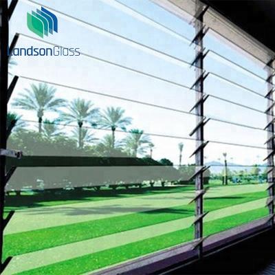 China Modern Louvre / Canopy Glass Canopies - 2 Long Edges Tempered Glass 6MM 8NM 10MM Polishing Price for sale