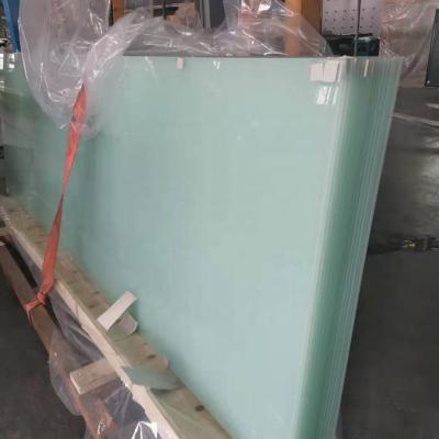 China Modern Safety Glasses 980*3900 Sheets 44.2 Milky Tempered Laminated Safety Glass For OGRODYZIMOWE for sale