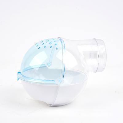 China Factory Direct Sale Stocked Acrylic Bathroom Can Be Connected Outside Super Lightweight Transparent Breathable Hamster Bathroom for sale