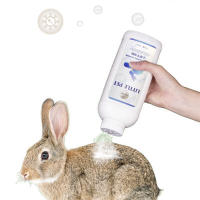 China Stored Clean Puppies Rabbit Hamster Deodorant Shower Gel Pet Dry Cleaning Disposable Powder for sale