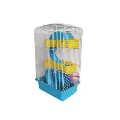 China Cheap Transparent Small Animal Stocked Colorful House Includes Various Accessories Hamster Cage for sale