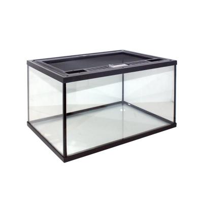 China Factory direct sale breathable is suitable for a variety of reptiles, high quality large size reptile full-page glass box for sale