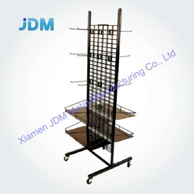 China Durable Movable Display Rack Metal Wire Retail Box , Soft Drink Bottle Rack Display for sale