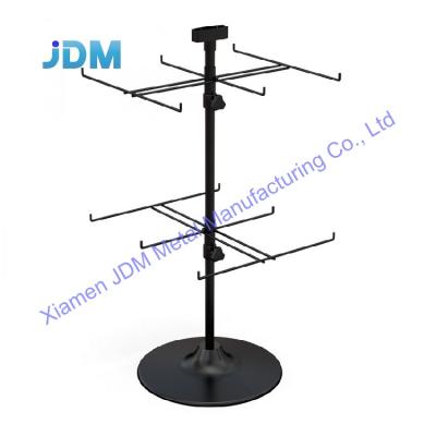 China Desktop Rotating Heavy Metal Tools Paint Rack For Hardware Tool Display Racks Counter Rack Tools Display for sale