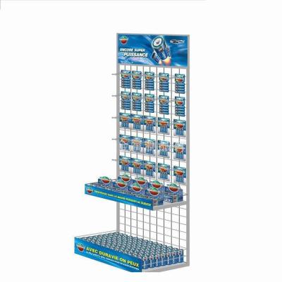 China Corrosion Protection Merchandise Racks Racks Iron Shelf Metal Hook Display Telecom Battery Cabinet Customization for sale