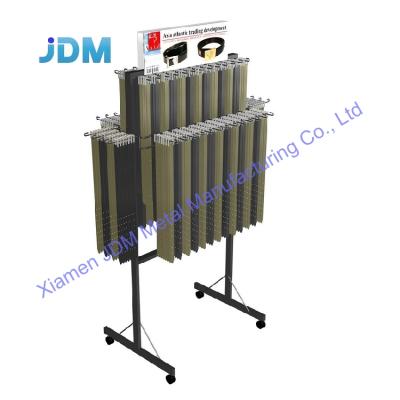 China Floor Standing Plain Ties Belts Rotating Stainless Steel Display Stand Racks for sale