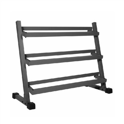 China Custom Corrosion Protection Metal Powder Coated High Quality Dumbbell Display Rack Dumbbell Rack Rack for sale