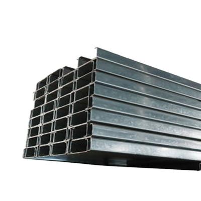 China High Quality Galvanized Steel Structure Deck Steel Channel UPN 100*50*6 C purlins profile steel channel for construction for sale