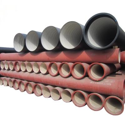 China Water Supply Project China Manufacturers Standards ISO 2531 DCI Pipe Class k7 k9 100mm Malleable Cast Iron Pipe 150mm for sale