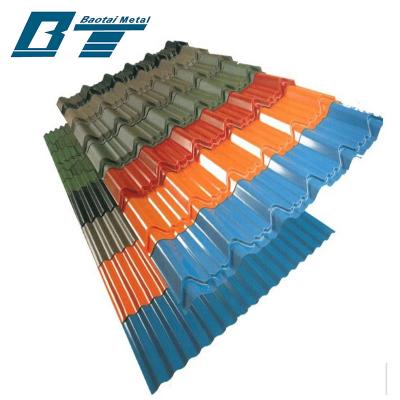 China Pipe Fabrication TIA Steel Time Surface Technique Electroplate Use ASTM A792 Building Material Color Coated Galvalume Corrugated Metal Roofing Sheet for sale