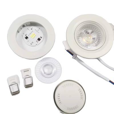 China 1 Year Warranty Low Price High Quality Small Size Plastics LED SKD Light Downlight Series for sale