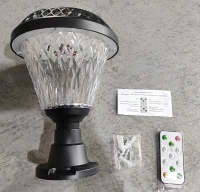 China Garden Decoration Outdoor Lighting Remote Control 5W Solar Garden Light for sale