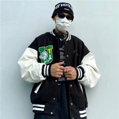 China Cheap wholesale unisex QUICK DRY hip hop casual vintage lettermans baseball jacket man black college jacket men for sale