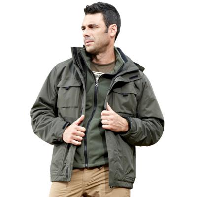 China Breathable OEM Customized Outdoor Winter Jacket For Men Plus Size Windproof Jackets Waterproof With Hood for sale