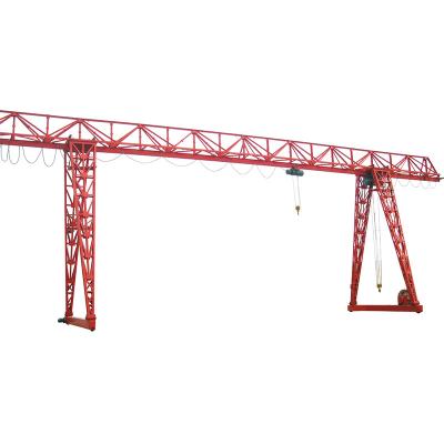 China Gantry Crane MH Model Electric Hoist Truss Gantry Crane 5Ton 10Ton 20Ton 50Ton for sale