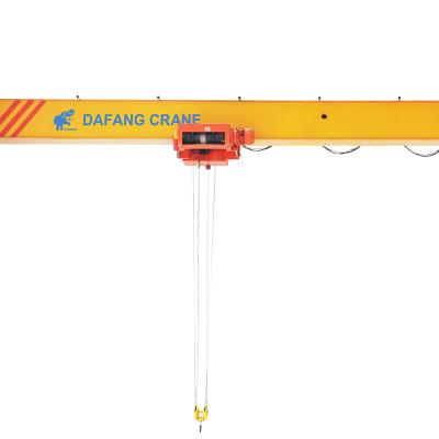 China Bridge Crane 1Ton 3 Ton 10 Ton 5 Ton Single Beam Overhead Traveling Bridge Crane with Crane for sale