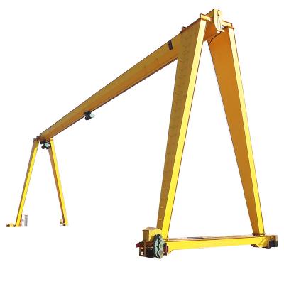 China Price of Crane Light Weight 5 Ton Single Girder Gantry Gantry Crane for sale