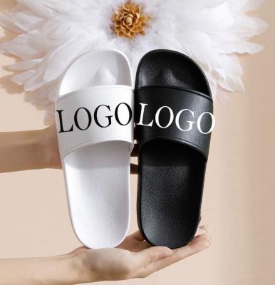 China Cushioning Eva Slides Slippers Custom With Logo Mens Slides Custom Logo New Model Bestselling Model Customization Men's Slippers for sale