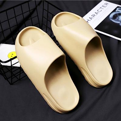 China Wholesale High Quality High Grade Yeezy Slides Cushioning EVA Slides Slippers Women's and Men's Sandals Yeezy Slides Black Yeezy Factory for sale