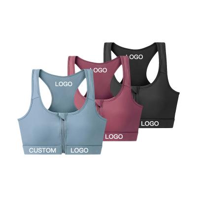 China 2021 Breathable New Fashion Plus Size Sports Bra Crop Fitness Sportswear Top Running Push Up Lingerie For Women for sale