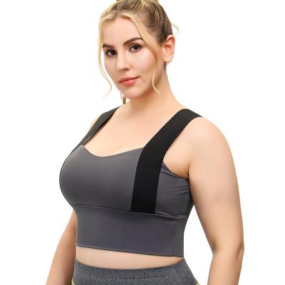 China 2021 Breathable Hot Black Strappy Bra Stimulating Shockproof Lift Up Sports Bra Women Swept Skin Care Sports Bra For Yoga for sale