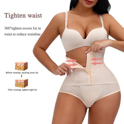 China High Quality Breathable Butt Lifter Shapewear Waist Trainer Mesh Fabric Adjustable Buckle Body Shaper For Women for sale