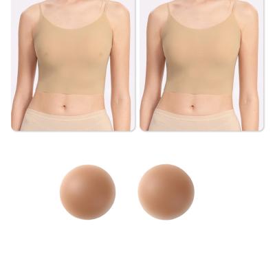 China YIYUN Breast Lift Good Selling One Match Skin Color Non-Adhesive Reusable Non-Transparent Silicone Women Sexy Nipple Covers for sale