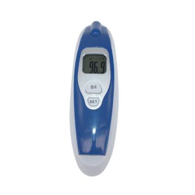 China Digital Infrared Ear Forehead Thermometer With Fever Alarm and LCD Backlight Display for sale