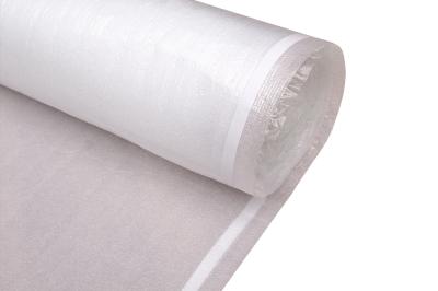 China PE Film Transparent White Foam Underlay 2mm Thick Moisture Barrier Underlayment for sale