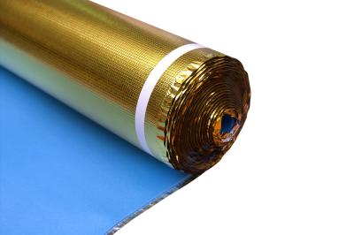 China 3 mm IXPE-Schaumunterlage Golden Film Comfort Walking Heavy Duty Underlay zu verkaufen