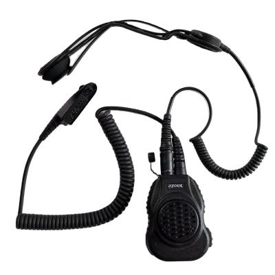 China New high grade design match every brand of walkie talkie skull conduction communication headset for sale