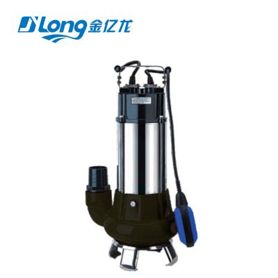 China High Pressure Heavy Duty 2 Inch 1.1KW Electric Automatic Grinding Cutter Pump 1.5HP Sewage Pump China Cutting Water Sewage Pump for sale