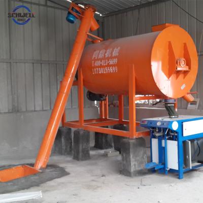 China Simple Compact Size China Factory Economy Production Line Small Dry Mortar Mixer With Packing 5t/h Mixing Plant for sale