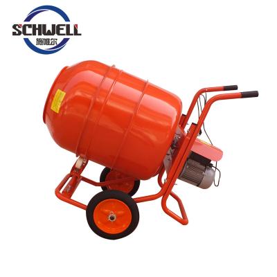 China New Hand 200l Engineering And Construction Hot Mix Wheelbarrow Cement Concrete Mortar Mixer for sale