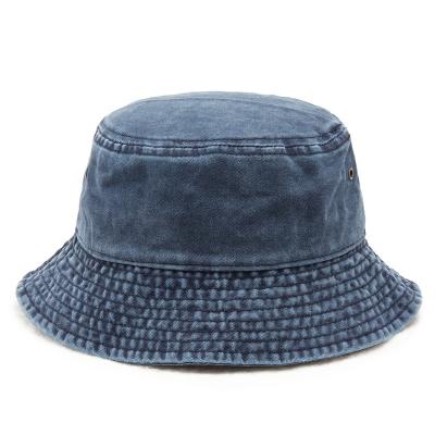 China Casual Winter Vintage Washed Bucket Hats for sale