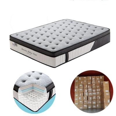 China Hypoallergenic sleepwell 12inch mattress cheap price colchon box pocket coil spring queen and queen bedroom with mattresses for sale