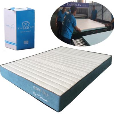 China Massage Cool 8 Inch Gel Memory Foam Mattress Vacuum Compress Roll In Color Box Cheap Price for sale