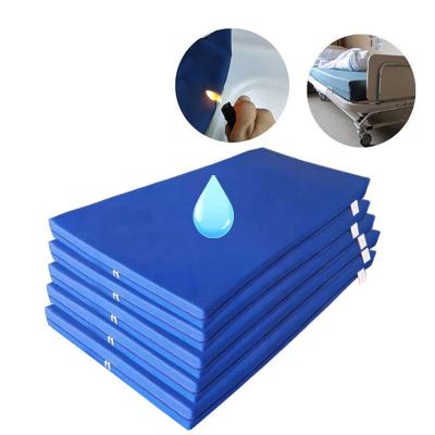 China Foldable fireproof and waterproof medical bed mattress cheap price gel memory foam vacuum rolled foam mattress for hospital and project for sale