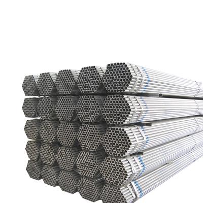 China Structure pipe galvanized steel pipe zinc coated exterior gi pipe galvanized hollow section for sale