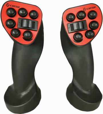 China Wholesale Excavator Joystick Proportional Handle With Thumbwheel for sale