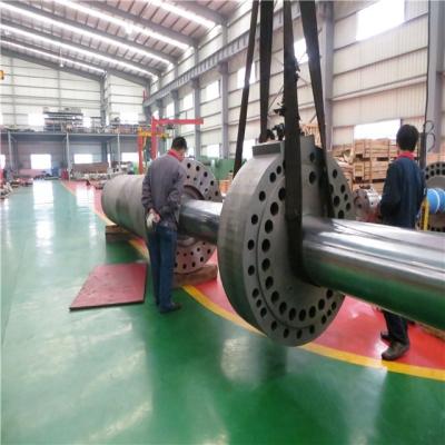 China High Quality Heavy Equipment Cylinder Stainless Steel Long Stroke Cheap Plunger Bore Hydraulic Cylinder Large Big Earrings for sale