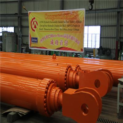 China 2019 Sales 2019 Best Quality Hydraulic Cylinder Gate Dam Water Guard Equipments Long Stroke China Sluice Gate Cylinder Radial Hydraulic Crane for sale