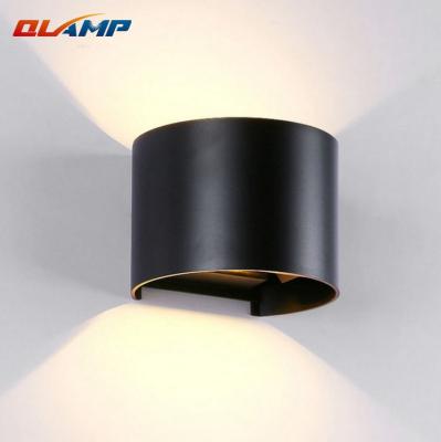 China Free Sample QLAMP Polycarbonate IP65 Waterproof Down Adjustable Beam Angle Outdoor Wall Mounted Lamp Light For Bedroom Living Room Corridor for sale