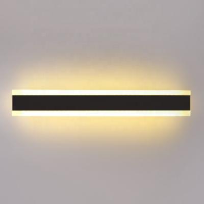 China Best Choice Design Nordic Modern Gold Color Indoor Bedroom Polycarbonate Led Recessed Wall Light for sale